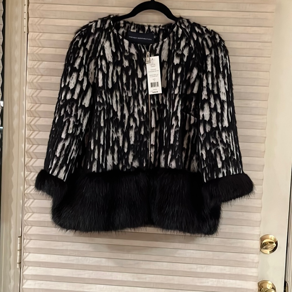 French Connection Winter Birch long sleeve jacket